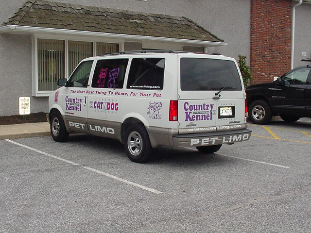 service vehicle graphics lettering