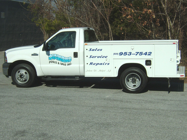 truck graphics lettering